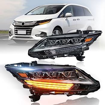 オデッセイRC コーナーリングランプ付 ヘッドライト【美品】♪♪ RC1/RC2 オデッセイ コーナリングライト有 純正加工 ドレス